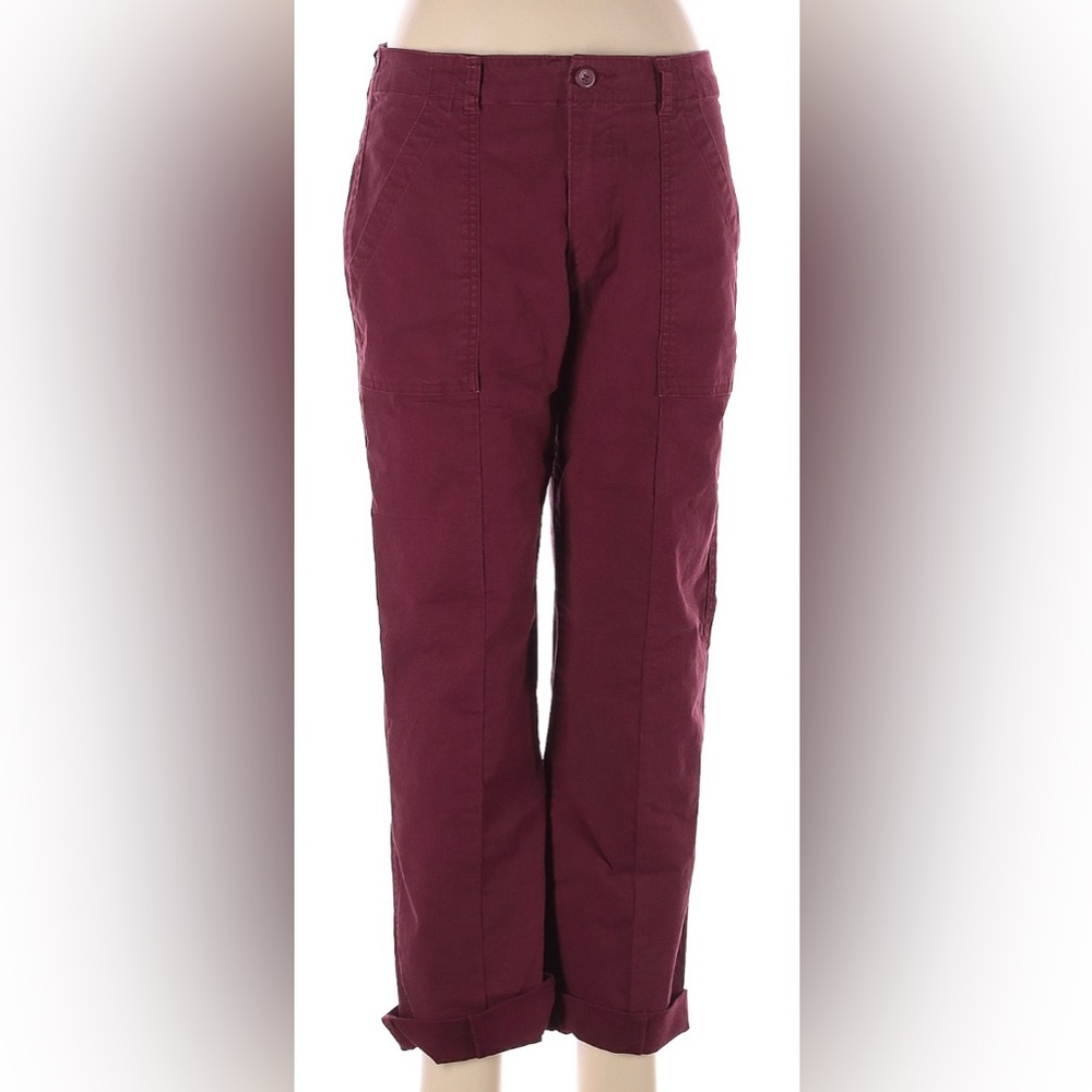 Old Navy raw edge cropped pants